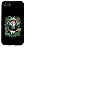 L'harmonie paisible d'un Panda et de la Verdure intérieure Coque pour iPhone SE (2020) / 7/8