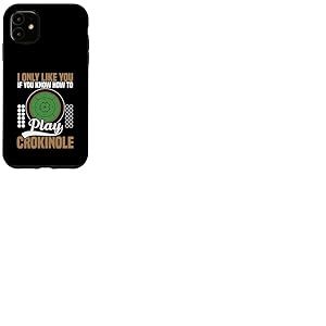 Crokinole Lover Set de disques de Jeu de société Like You Crokinole Coque pour iPhone 11