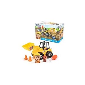 Learning Resources Bulldozer Design & Drill Bolt Buddies , jouet à démonter avec tournevis électrique, jouets STEM préscolaires, garçons et filles, à partir de 3 ans