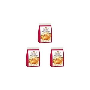 St Michel Madeleines Moelleuses Natures x10 en sachet individuel 250g (Lot de 3)