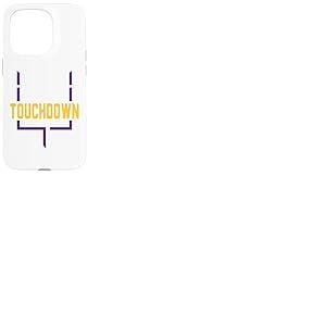 Touchdown de football pour tous les fans de football qui aiment le jeu Coque pour iPhone 15 Pro