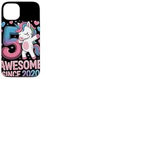 Licorne Dab Awesome Since 2020 Anniversaire 5 Ans Coque pour iPhone 13