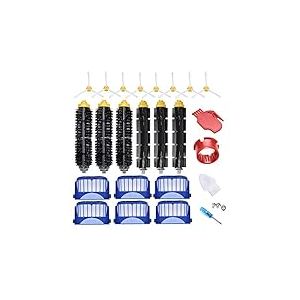 JoyBros Kit d'accessoires de Rechange : 26 pi&egrave;ces de Filtre, Brosse Compatible avec iRobot Roomba Replenishment Parts 600 Series 690 680 660 651 650 & 500 Series 595 585 564 552