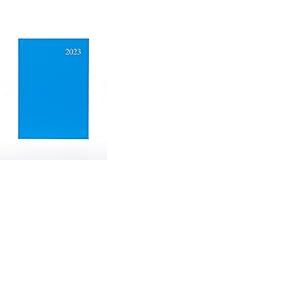Collins Essential Agenda semainier 2023 A5-1 jour par page - Bleu clair - Pour affaires, bureau et personnel