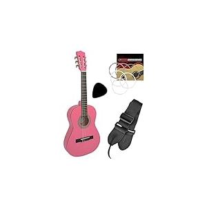 TIGER pour enfant Taille 1/2 guitare classique &ndash; Rose