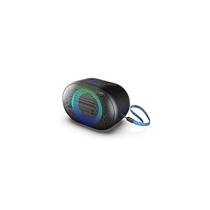 RYGHT – TOOGO S – R484017 – Enceinte Outdoor sans Fil avec LED RDB – 15H d’autonomie, 5 Modes RGB, Micro intégré et Assistant Vocal – Résistant à l’Eau IPX5, Double appairage