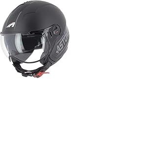 ASTONE, casque jet minijet cooper noir gris Taille M