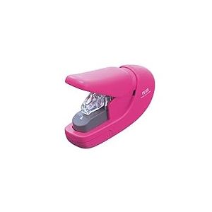 PLUS Agrafeuse sans agrafes z&eacute;ro effort, staple-free Stapler, jusqu&rsquo;&agrave; 5 feuilles &ndash; Rose