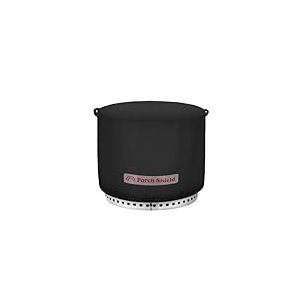 Porch Shield Housse ronde résistante aux UV pour poêle Solo Stove Yukon – Housse imperméable pour foyer de terrasse – 81,3 cm – Noir