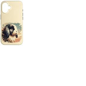 Lapin à Oreilles de Lapin rétro Vintage Illustration Artistique Coque pour iPhone 16