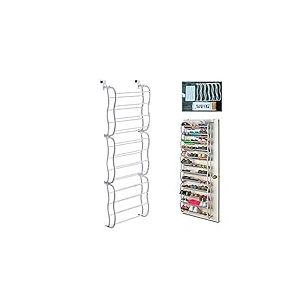 Fancy Buying &Eacute;tag&egrave;re &agrave; chaussures &agrave; suspendre au-dessus de la porte &ndash; 36 paires de chaussures &agrave; suspendre avec crochets