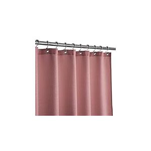 Barossa Design Rideau de Douche à Tissage gaufré, Tissu Robuste de 230 g/m², imperméable, Mauve pâle, 180,3 x 182,9 cm