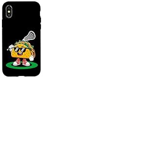 Taco amusant jouant à la crosse Coque pour iPhone X/XS