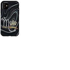 Scorpion Queen Zodiac Anniversaire Glam Astrologie Coque pour iPhone 11
