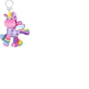Playgro Activity Friend Stella Unicorn, jouet d&rsquo;&eacute;v&eacute;il b&eacute;b&eacute; 0+ Mois, Jouet multi-sensoriel pour nourrissons, clip pour berceau et poussette