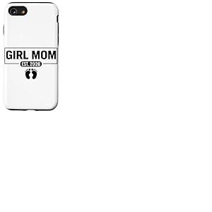 Girl Mom Est 2026 Futute Mommy 2026 Maman Future Fille Coque pour iPhone SE (2020) / 7/8