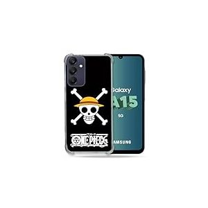 Cokitec Coque Renforcée pour Samsung Galaxy A15 4G / 5G Manga One Piece Tete de Mort