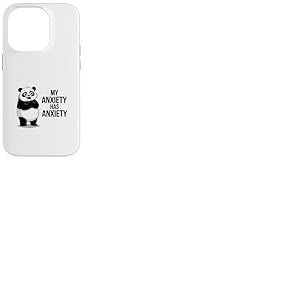 Panda My Anxiety s'amuse avec l'anxiété Coque pour iPhone 14 Pro