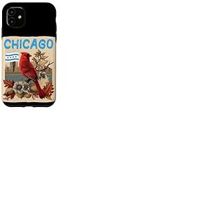 Joli d&eacute;guisement de Chicago avec Nature et Oiseau Coque pour iPhone 11