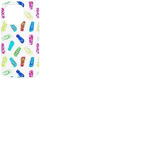 Tongs Multicolores Sandales Motif Plage Vacances &eacute;t&eacute; Coque pour iPhone 15 Pro