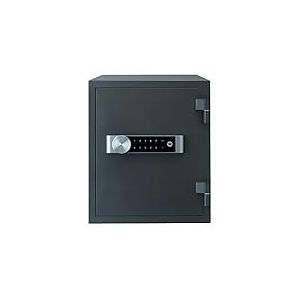 Yale YFM/420/FG2 - Coffre-Fort Ignifuge à Serrure Electronique Tactile 1 Milliard Combinaisons (Certifié Anti Feu NT FIRE 017), A poser | Format Bureau 42 x 35 x 43 cm (25,3L), Anthracite