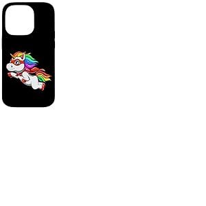 Licorne dr&ocirc;le comme h&eacute;ros pour Un Super-h&eacute;ros Coque pour iPhone 14 Pro