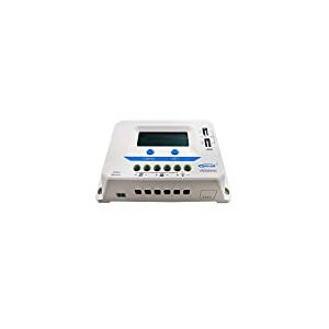 EPEVER Contrôleur de charge PWM VS2024AU 20A 12V / 24V contrôleur de charge de travail automatique avec écran LCD connexion USB