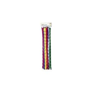 Lot de 100 cure-pipes en fil de chenille - 10 couleurs assorties - Diam&egrave;tre : 10 mm - Longueur : 50 cm - Id&eacute;al pour les loisirs cr&eacute;atifs et la cr&eacute;ation d'animaux - Figurines et autres formes