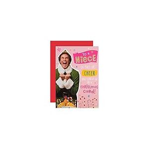 Hallmark 25564036 Carte de Noël pour nièce Motif lutin de Warner Bros