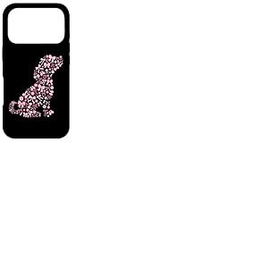 Cadeau Mignon Noeud Coquette Rose Chien Coque pour iPhone 17 Pro