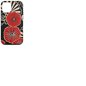 Coque pour iPhone 12/12 Pro Motif japonais classique imprimé sur bois