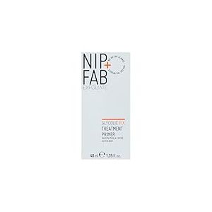 NIP+FAB Glycolic Fix Treatment Primer - Prep, Blur, Perfect Skin, Glycolic, Salicylic Acid, Niacinamide - Controls Shine, Minimizes Pores, Evens Skin Tone - Makeup Application, Mattifying Finish, 40ml