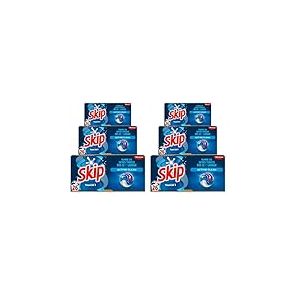 Skip Lessive liquide en capsules Active Clean 3 en 1-156 lavages - résultat impeccable et fraîcheur longue durée - sans emballage plastique (lot de 6x26)