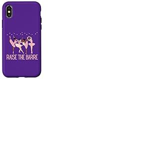 Ballerines en forme de barre de ballet Tutus Coque pour iPhone X/XS
