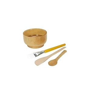 COSMETIC CLUB - SC29516 - Masque Facial, Coffret 4 Accessoires Kit de Préparation Masque avec Recette, à Fabriquer soi-même