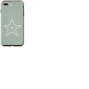 Étoile de mer océan Plage Mignonne étoile de mer – Vert Vintage Coque pour iPhone 7 Plus/8 Plus