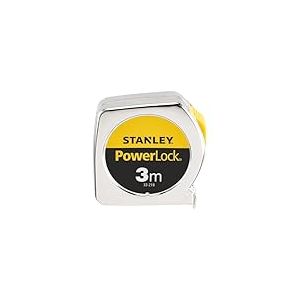STANLEY 1-33-218 Mesure 3 m x 12,7 mm en m&eacute;tal Powerlock Classic (Lot de 6)