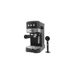 JOCCA - Cafeti&egrave;re Expresso 20 Bars, 1100W/ Vaporisateur r&eacute;glable avec protection/Double sortie/Cuill&egrave;re doseuse, presseur/R&eacute;servoir amovible 1,25L, Noir