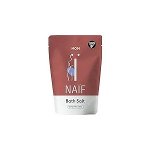 Naïf - Sel de bain au magnésium - Soulage les douleurs et les crampes - Détente musculaire - Sel de magnésium pour le bain - Sel de bain - 500 g