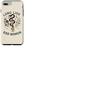 Long Live Rad Femme Serpent Dague Lune Floral Coque pour iPhone 7 Plus/8 Plus