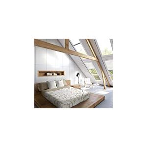 TSUKI This Housse de Couette, Coton, Blanc, Marron, lit 180