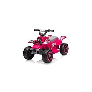 Garvee Quad &Eacute;lectrique Enfant 6V, Voiture &Eacute;lectrique pour Enfants avec LED Et Musique, 1,8 km/h avec Klaxon, D&eacute;marrage par Un Bouton, Longue Autonomie, ATV pour Enfants 3+ Ans