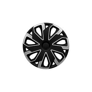 AutoStyle 13'' pouces Enjoliveurs Jeu noir/argent&eacute; PP 5473SB Cap De Roue Enjoliveur Auto
