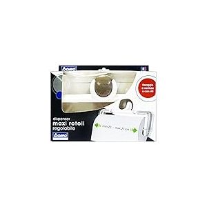 Glooke Selected Lot de 12 Porte-Rouleaux Maxi 22 x 27 réglable - Accessoires Maison