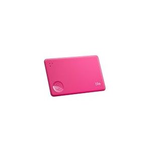 Tile by Life360 Slim (2024) - détecteur de Portefeuille, Tracker Bluetooth et localisateur d'objets pour étiquette de Bagage, Passeport et Autres. Compatible avec iOS & Android. Lot de 1 (Pink Punch)