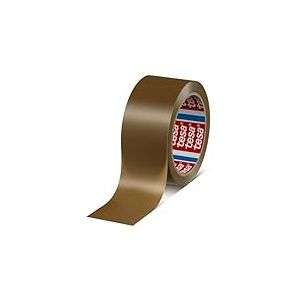 Tesa 04120 00041 00 Rouleaux de ruban adh&eacute;sif d'emballage en vinyle Marron/chamois 66 m x 38 mm