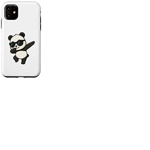 Adorable Panda en Forme de Panda Coque pour iPhone 11