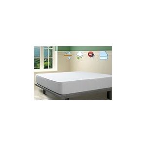 Savel - Protège-Matelas | Coton | Flanelle | Imperméable | 90x200cm Blanc