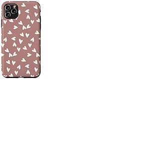 Motif cœur bohème Simple et Chic – Rose poudré Coque pour iPhone 11 Pro Max