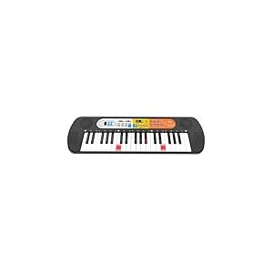 Cefa Toys Clavier Lumineux 37 Touches, 22 chansons d'apprentissage, 7 rythmes, 8 Tons, 3 Coussinets sonores, Haut-Parleur et Microphone.